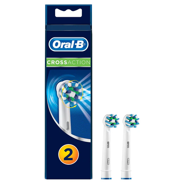 Oral-B Cross Action Şarjlı Diş Fırçası Yedek Başlığı 2'li-Oral-B