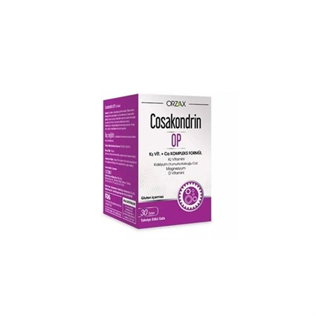 Orzax Cosakondrin OP K2 Vit. + Ca Complex 30 Tablet