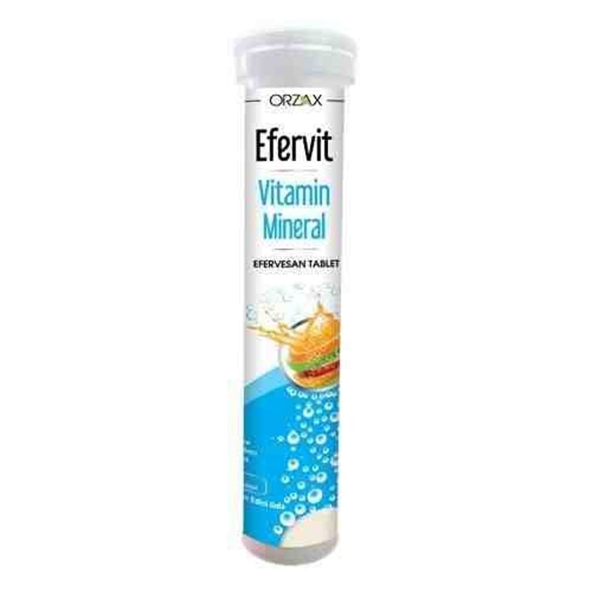 Orzax Efervit Multivitamin ve Mineral 20 Tablet