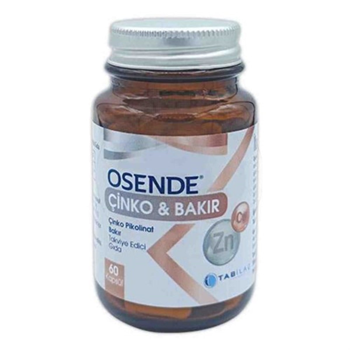 Osende Çinko Bakır 60 Kapsül