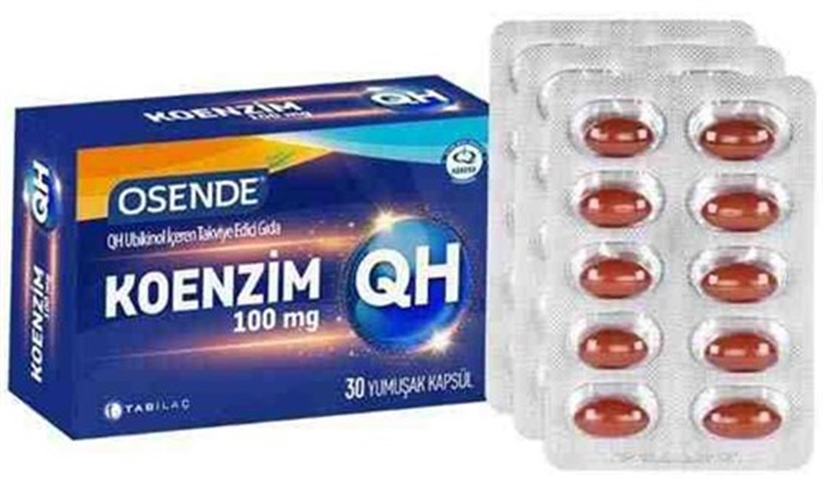 Osende Koenzim QH 30 Yumuşak Kapsül