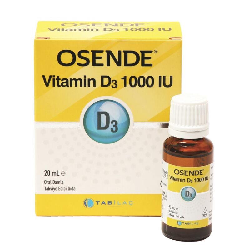 Osende Vitamin D3 Damla 20 ml-TAb ilaç