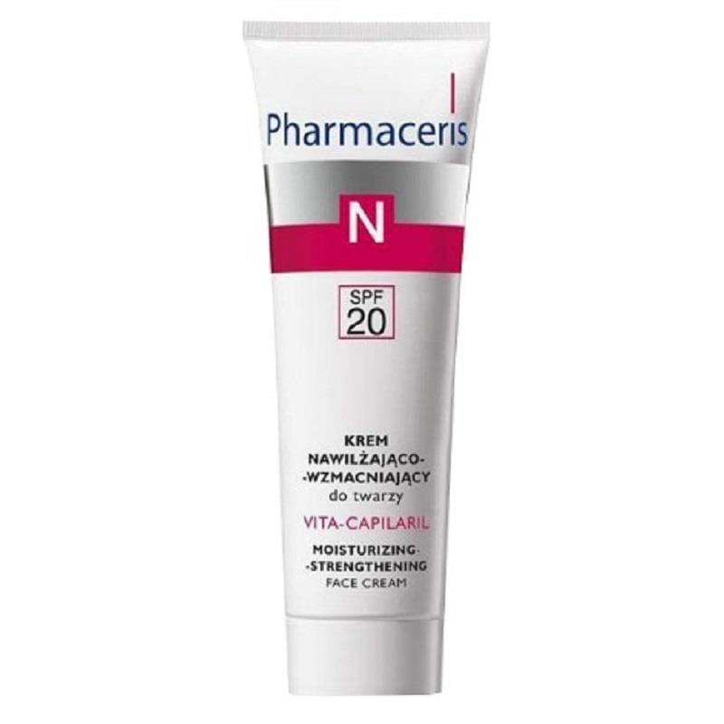 Pharmaceris N Vita Capilaril Moisturizing and Strengtening Face Cream SPF20 50 ml-Pharmaceris