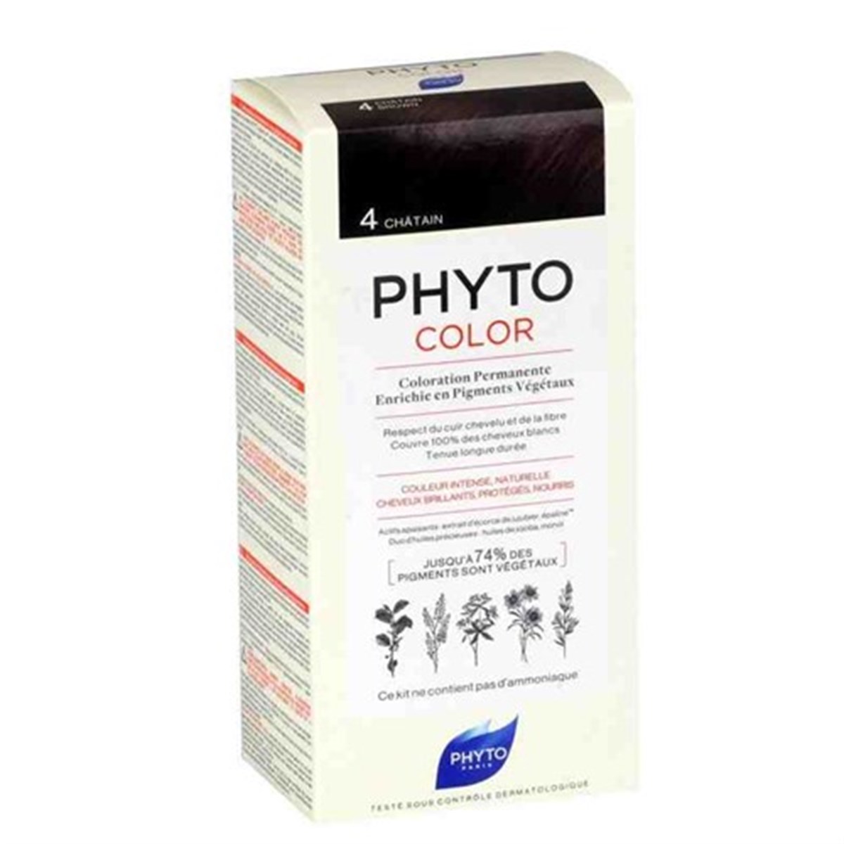 Phyto Phytocolor 4 Brown Bitkisel Saç Boyası 4 Kestane