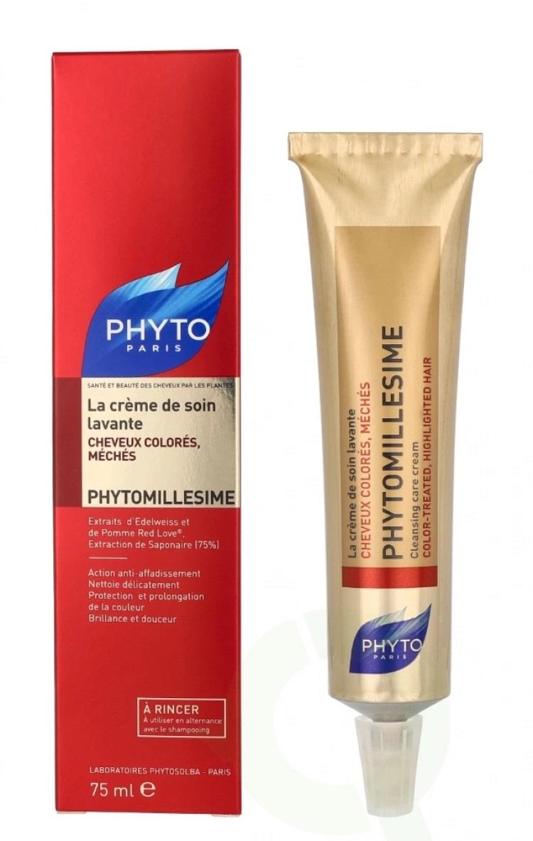 Phyto Phytomillesime Cleansing Care Cream Bakım Kremi Boyalı ve İşlem Görmüş Saçlar İçin Temizleyici 75 ml-Phyto