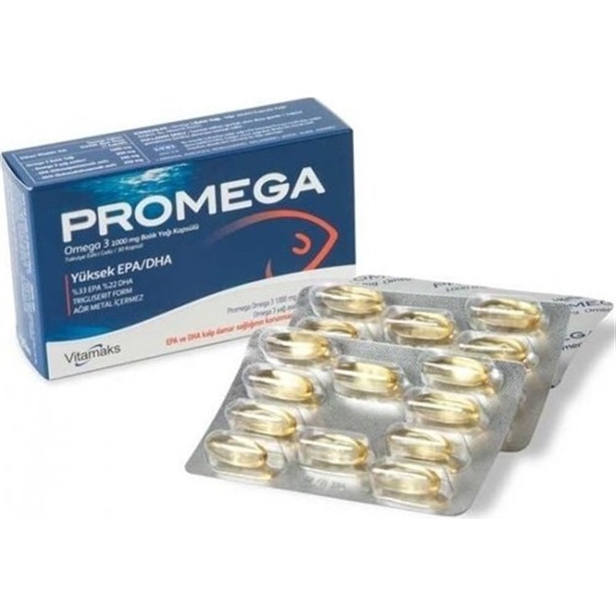 Promega Omega 3 100 mg 30 Kapsül