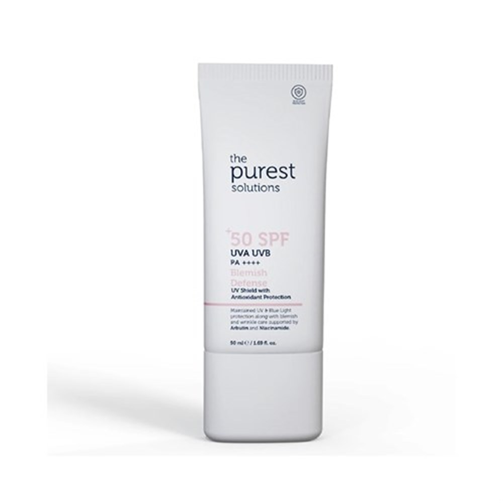 Purest Lekeli Ciltler Için Antioksidan Destekli Güneş Kremi SPF 50+ 50 ml/1,69 fl oz.