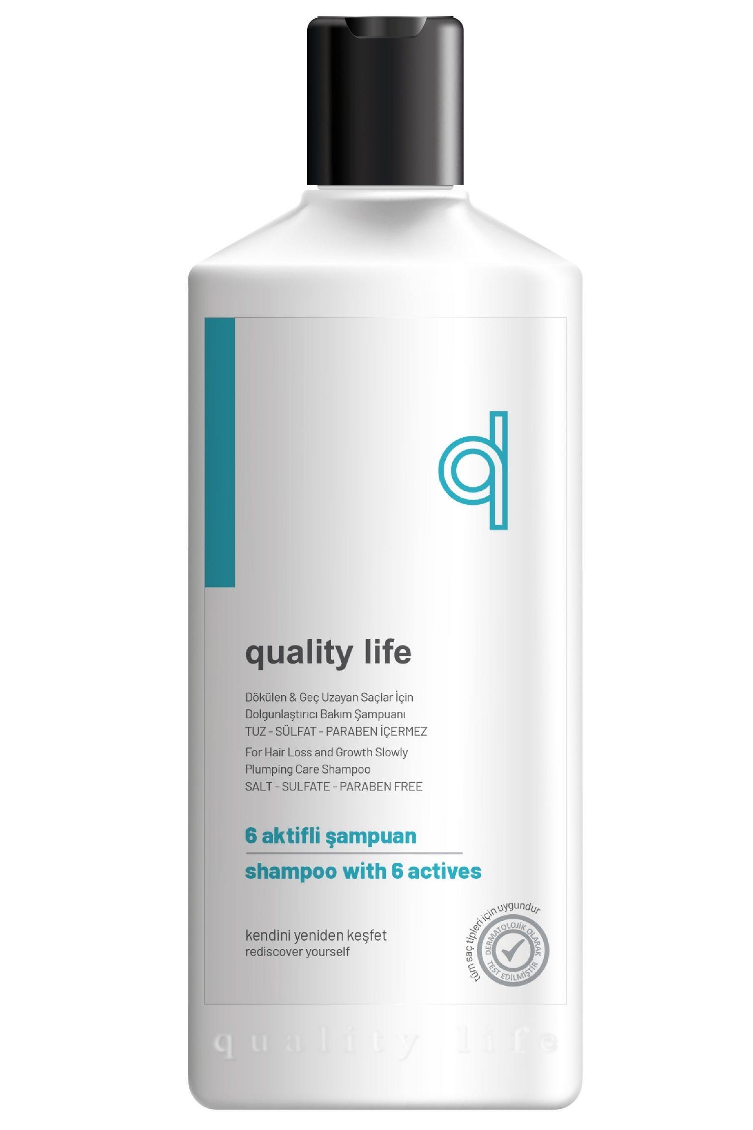 Quality Life Şampuan Dökülen & Geç Uzayan Saçlar 300 ml-Quality Life