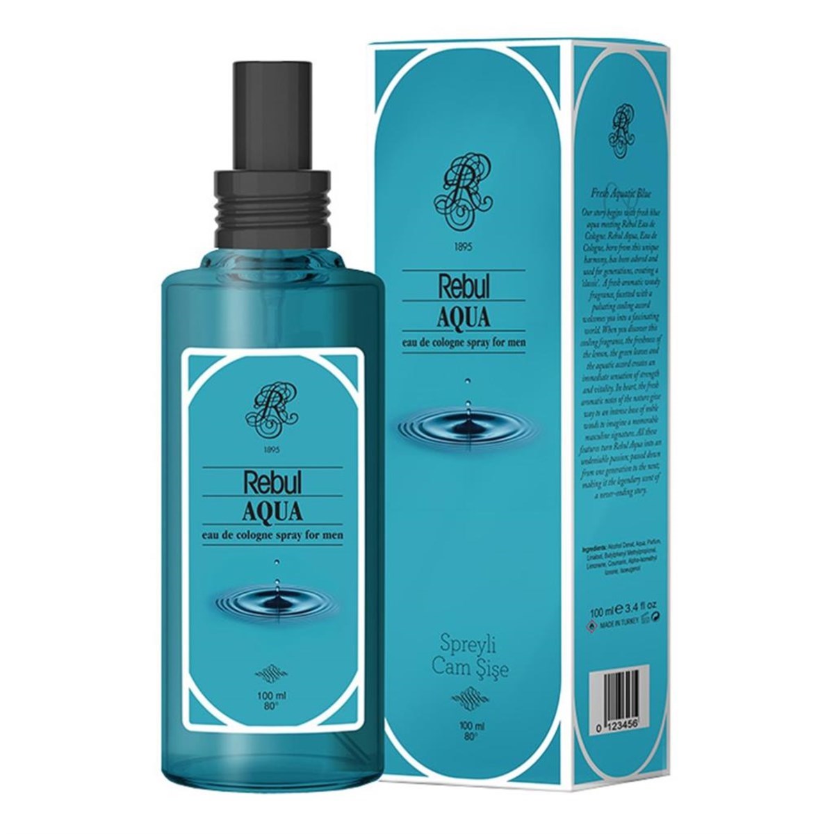 Rebul Aqua Kolonya 100 Ml