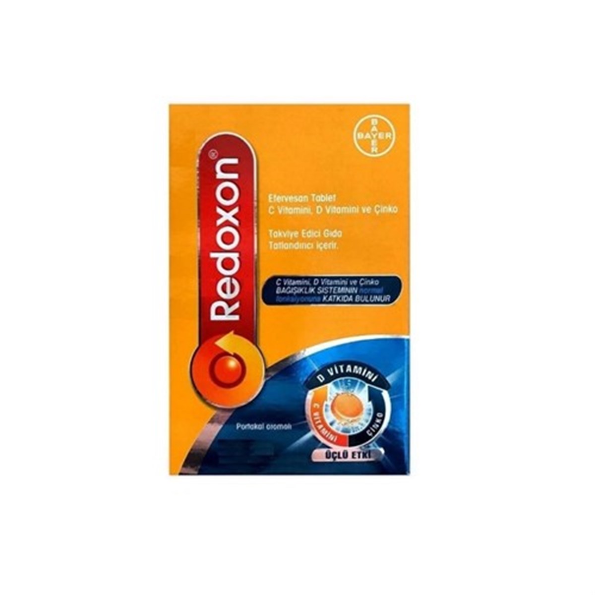 Redoxon Üçlü Etki C Vitamini D Vitamini Çinko Efervesan 30 Tablet |  Dermolist.com da!