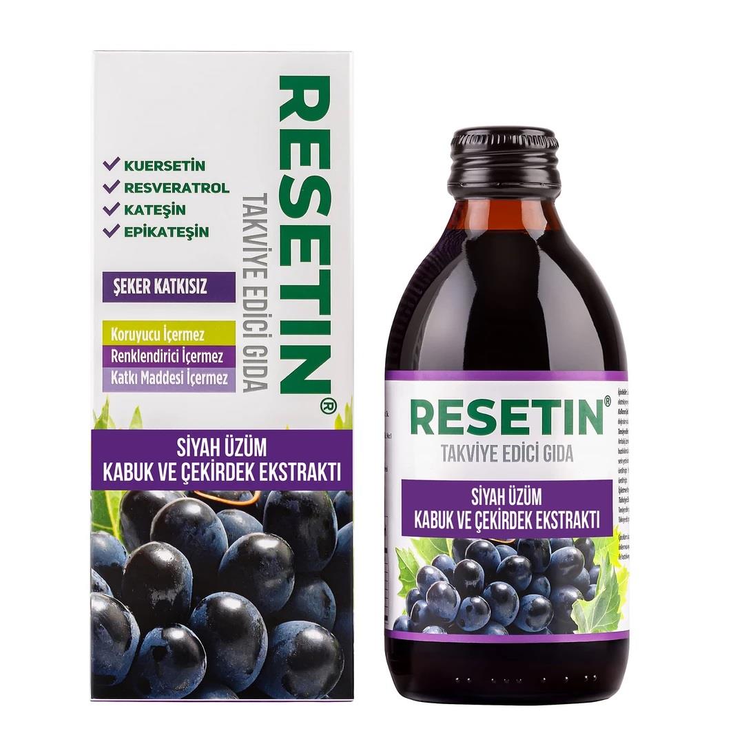 Resetin Siyah Üzüm Ekstraktı 250 ml-Resetin