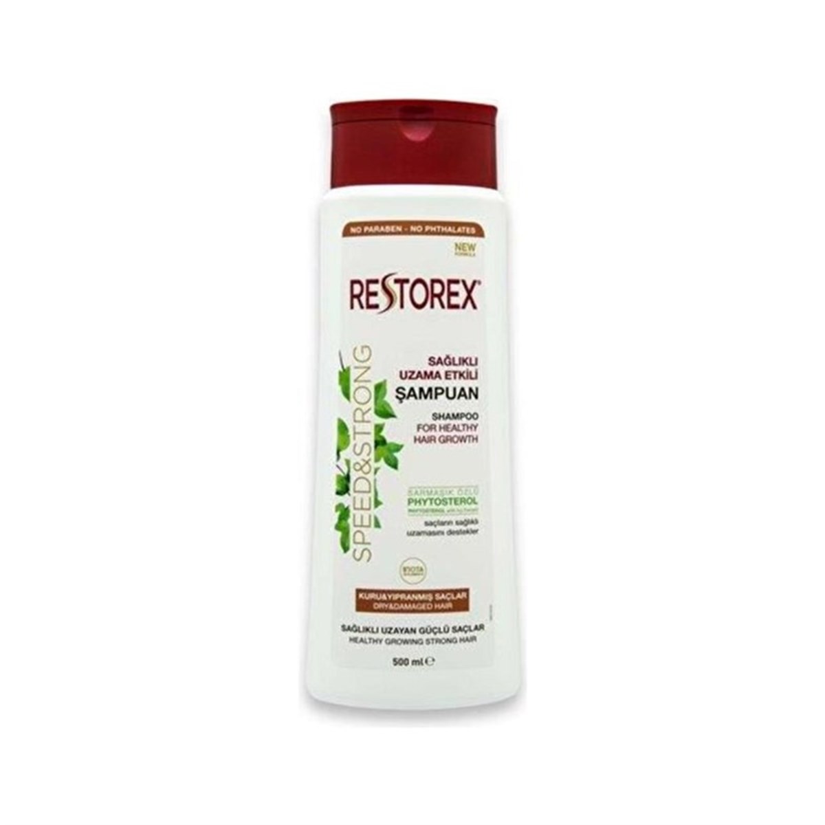 Restorex Sağlıklı Uzama Etkili Sarmaşık Özlü Şampuan 500 ml Kuru ve Yıpranmış Saçlar