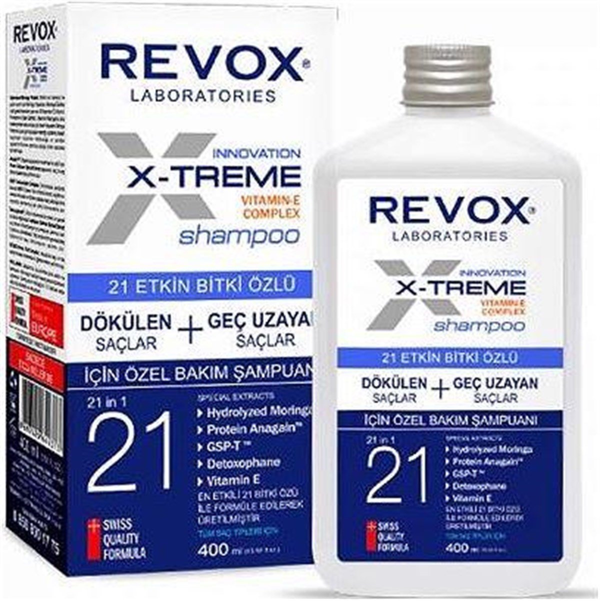 Revox X-Treme Dökülen Geç Uzayan Saçlar Şampuan 400 ml