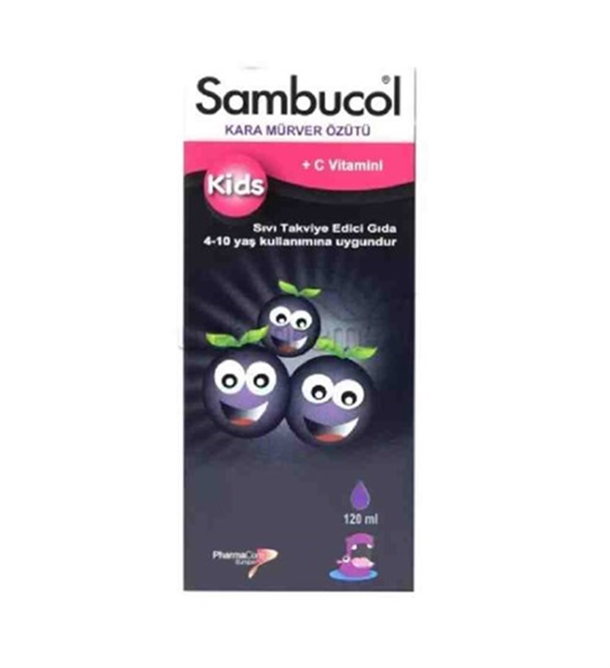 Sambucol Kids 120 Ml Likid (Kara Mürver Ekstresi)