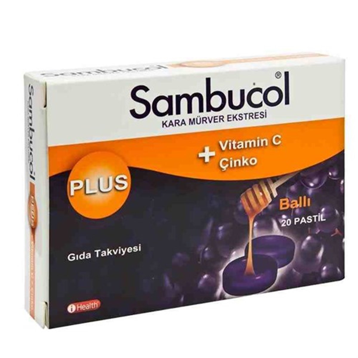 Sambucol Plus 20 Pastil (Kara Mürver Ekstresi)