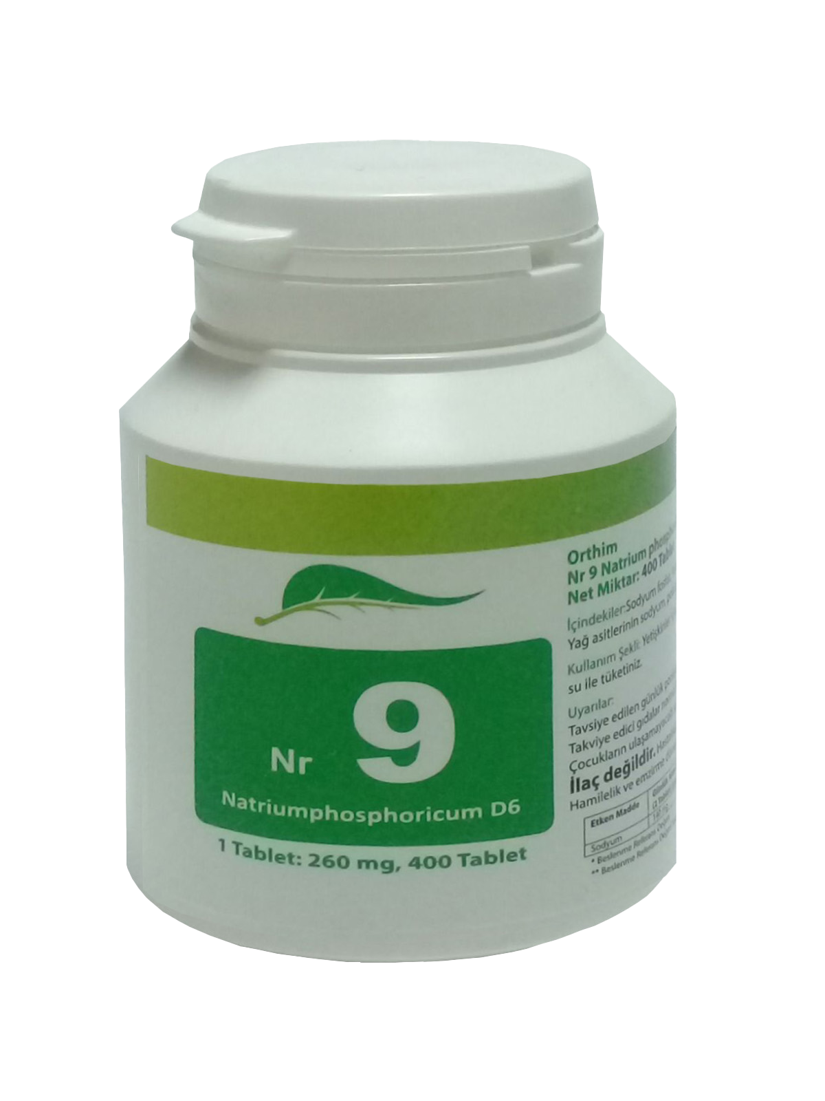 Sasfarma Schüssler Tuzları No: 9 - Natriumphosphoricum D6-Sasfarma