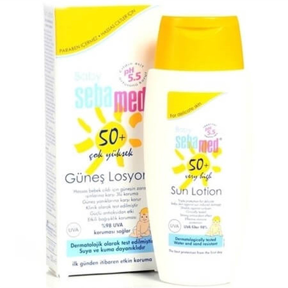 Sebamed Baby Sun Lotion Spf50+ 150Ml-Sebamed