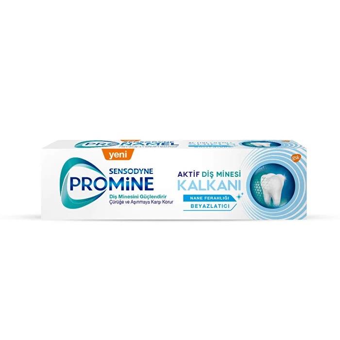 Sensodyne Promine Diş Macunu Aktif Diş Minesi Kalkanı Nane Ferahlığı Beyazlatıcı Diş Macunu 75 ml-Sensodyne