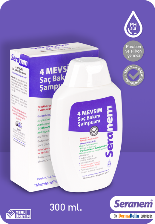 Seranem Şampuan 300 ml Nemlendirici Bakım Şampuanı-Dermadolin
