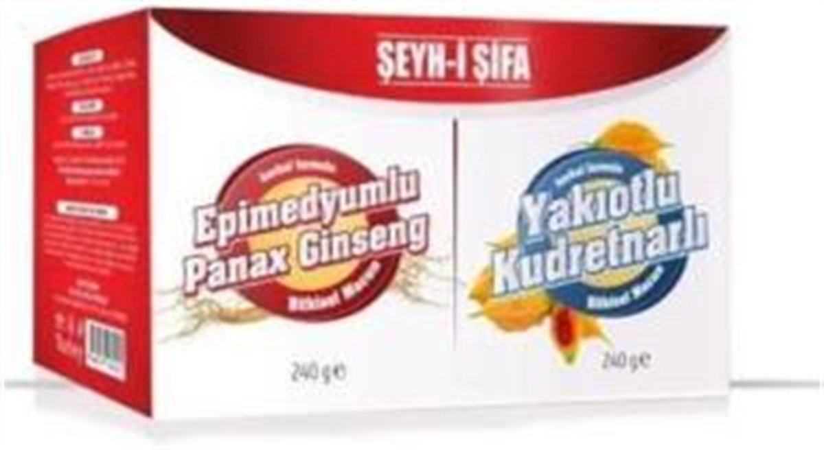 Şeyhi Şifa 2 Adet Panaks Ginseng 2 Adet Yakıotlu Kudret Narlı 4 lü set