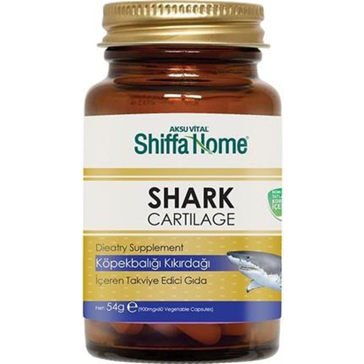 Shiffa Home Köpek Balığı Kıkırdağı Kapsül 900 Gr 60 Adet