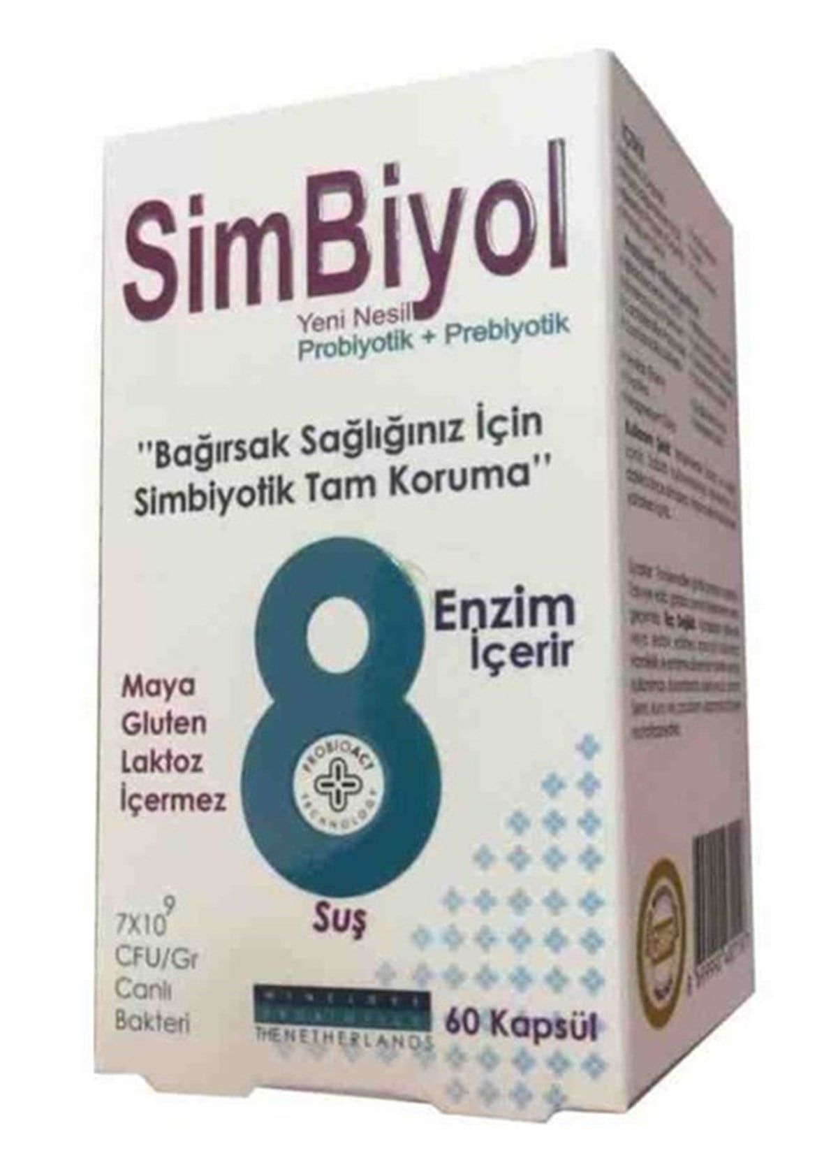 SimBiyol Probiyotik + Prebiyotik 60 Kapsül