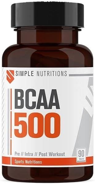 Simple Nutritions BCAA 500 mg 90 Tablet-Simple Nutritions