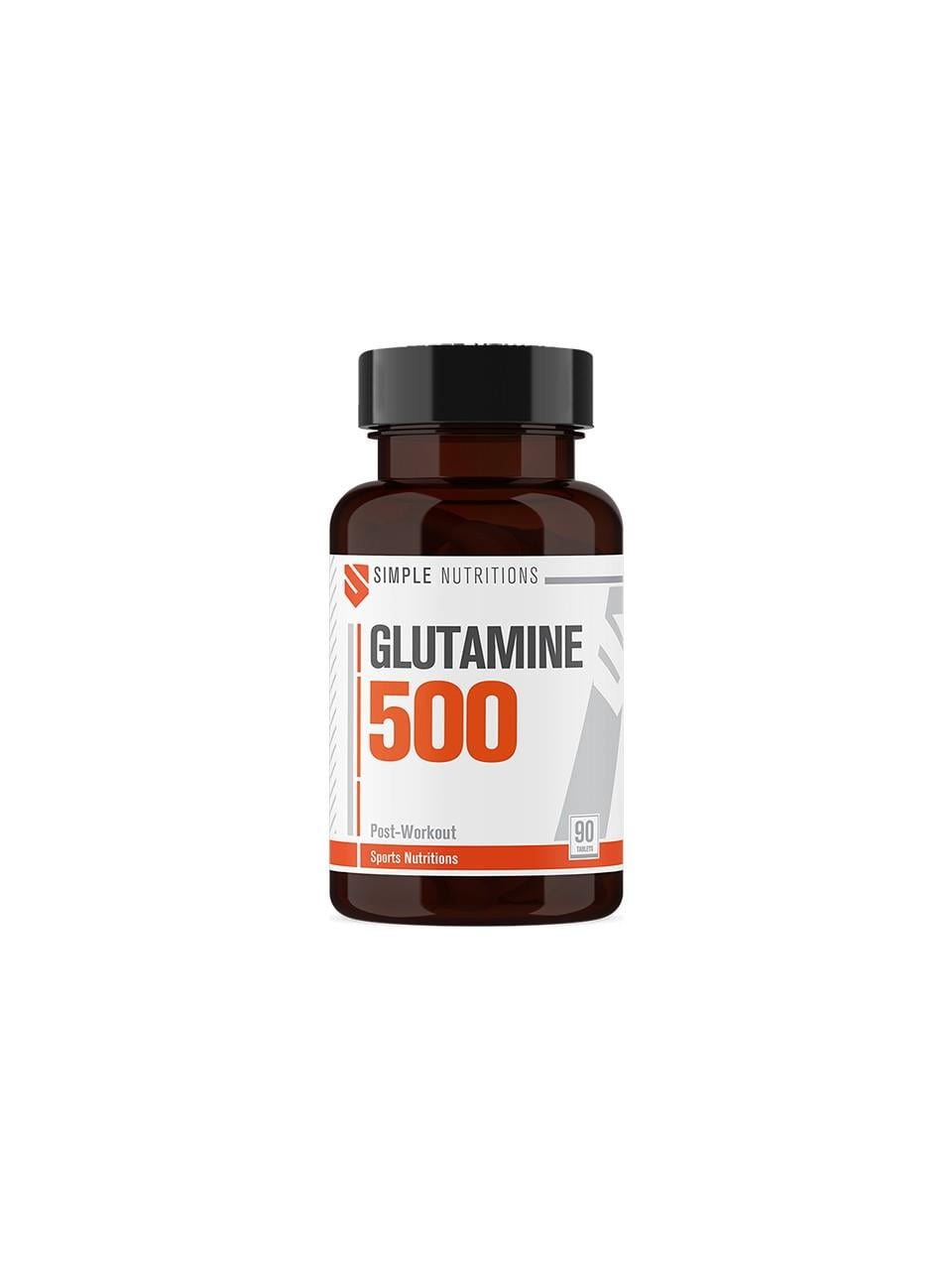 Simple Nutritions Glutamine 500 mg 90 Tablet-Simple Nutritions