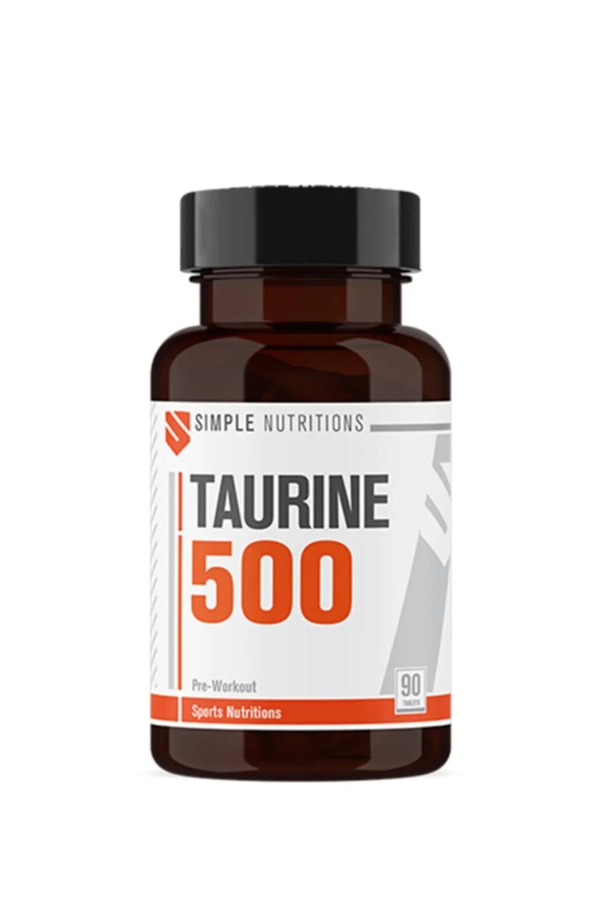 Simple Nutritions Taurine 500 mg 90 Tablet-Simple Nutritions