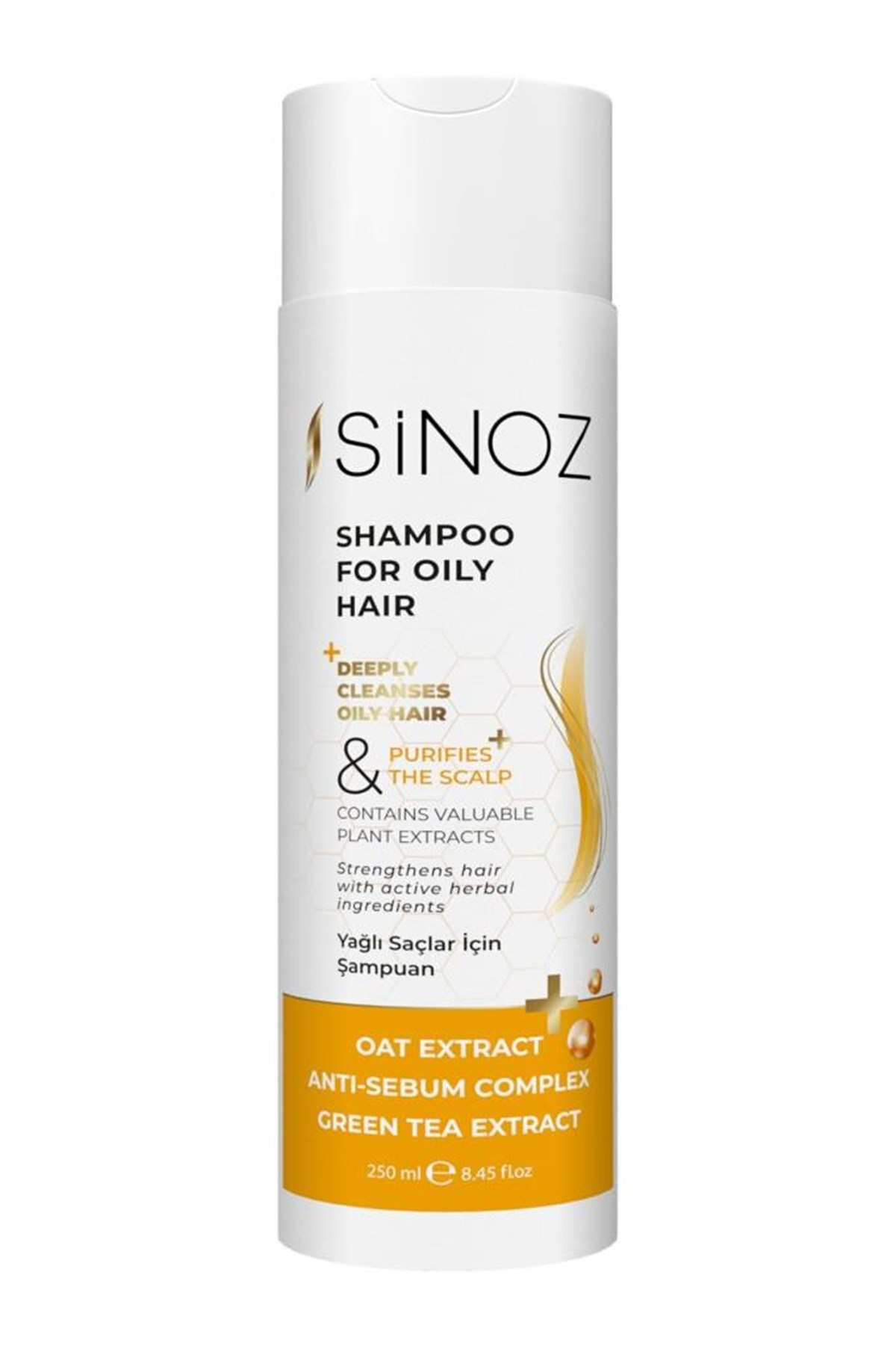 Sinoz Yağlı Saçlar İçin Şampuan 250 ml