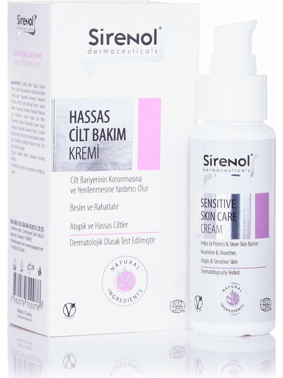 Sirenol Hassas Cilt Bakım Kremi 60 ml-Sirenol