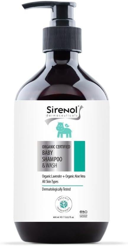 Sirenol Organik Bebek Saç Vücut Şampuanı 400 ml-Sirenol