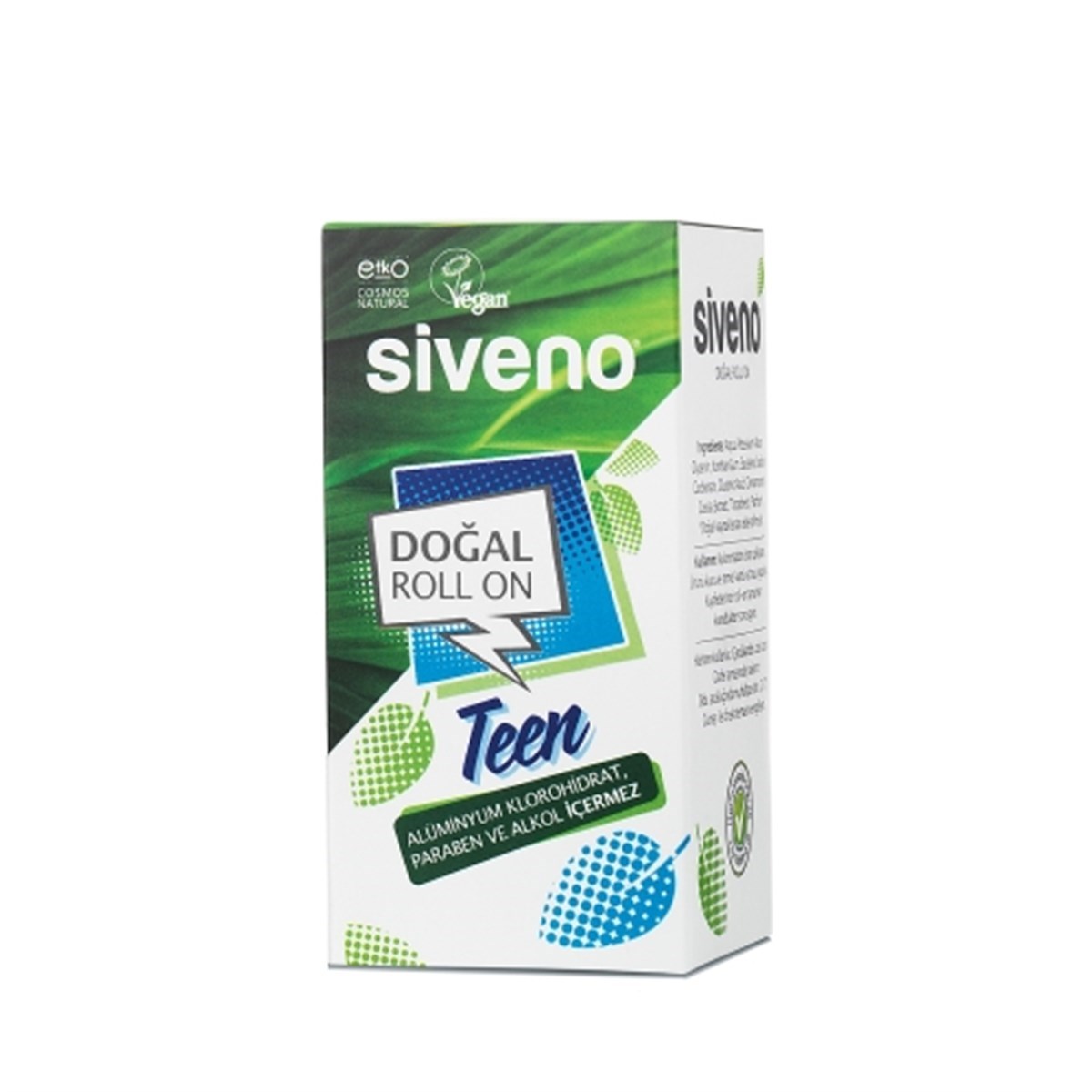 Siveno Doğal Roll On Teen Blue 50 Ml