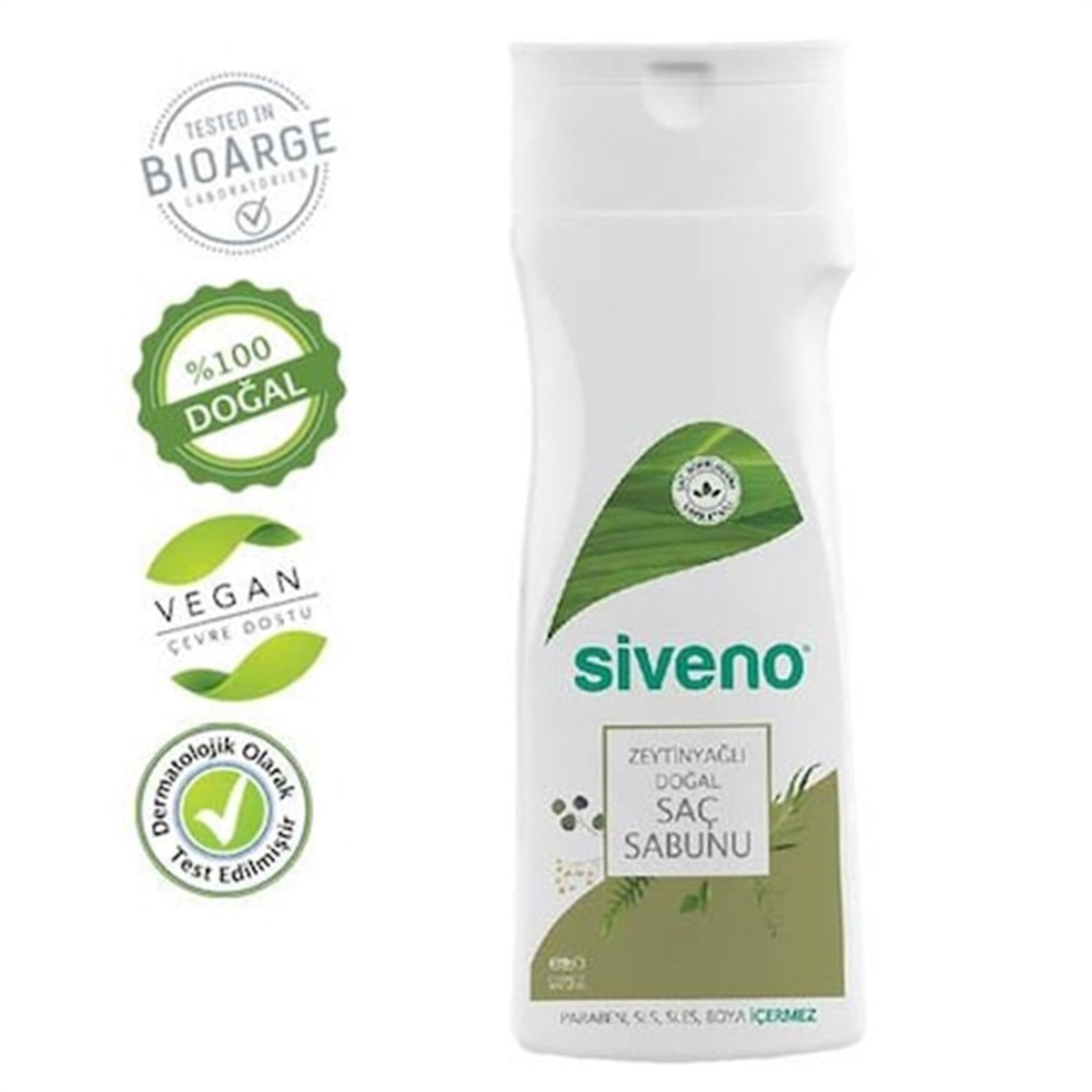 Siveno Zeytinyağlı Doğal Saç Sabunu 300 Ml