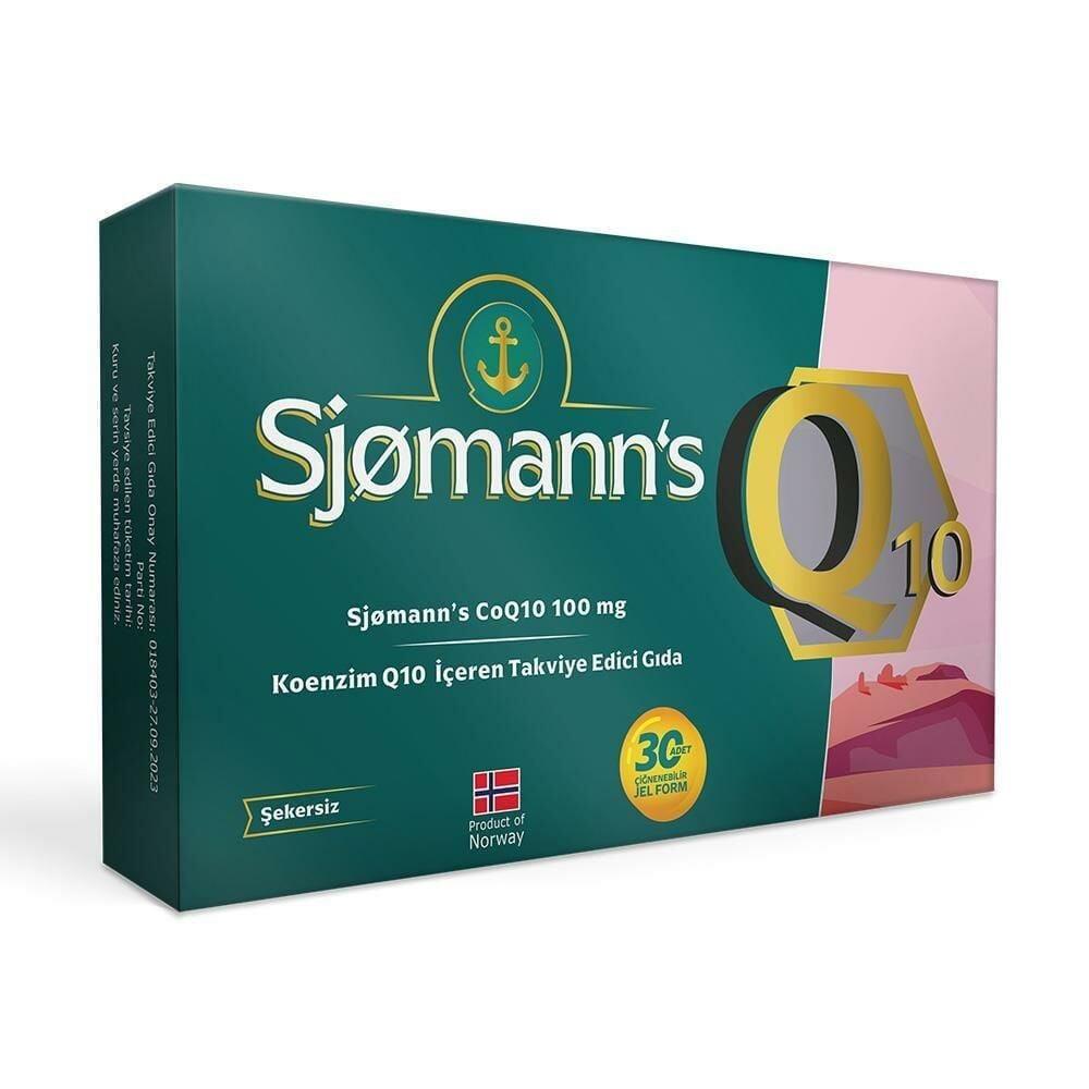 Sjomann's CoQ10 100 mg İçeren Takviye Edici Gıda 30 Adet Çiğnenebilir Jel Form-Easyvit