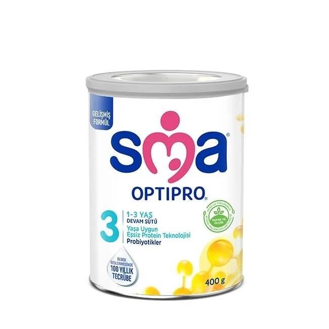 SMA 3 Optipro Probiyotik 1-3 Yaş Devam Sütü 400 gr-Sma