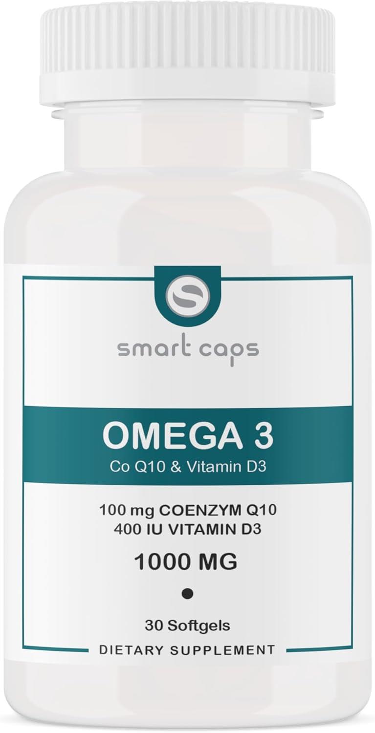 Smartcaps Omega 3 Vitamin D3 Q10 / 30 Softgel-Smartcaps