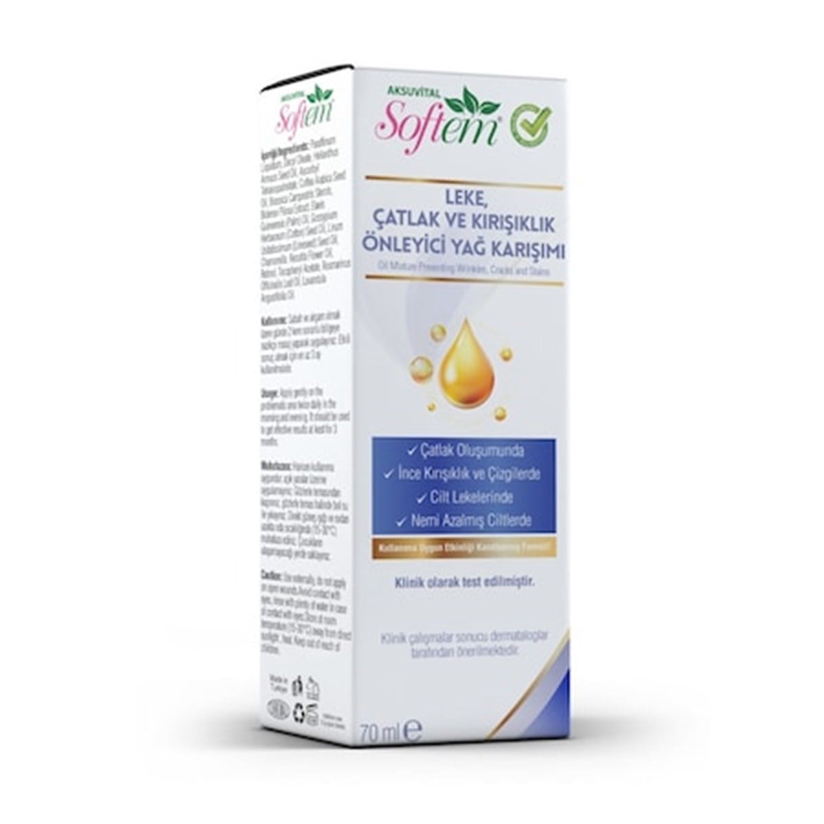 Softem Leke Çatlak Yağ Karışımı 70 ml