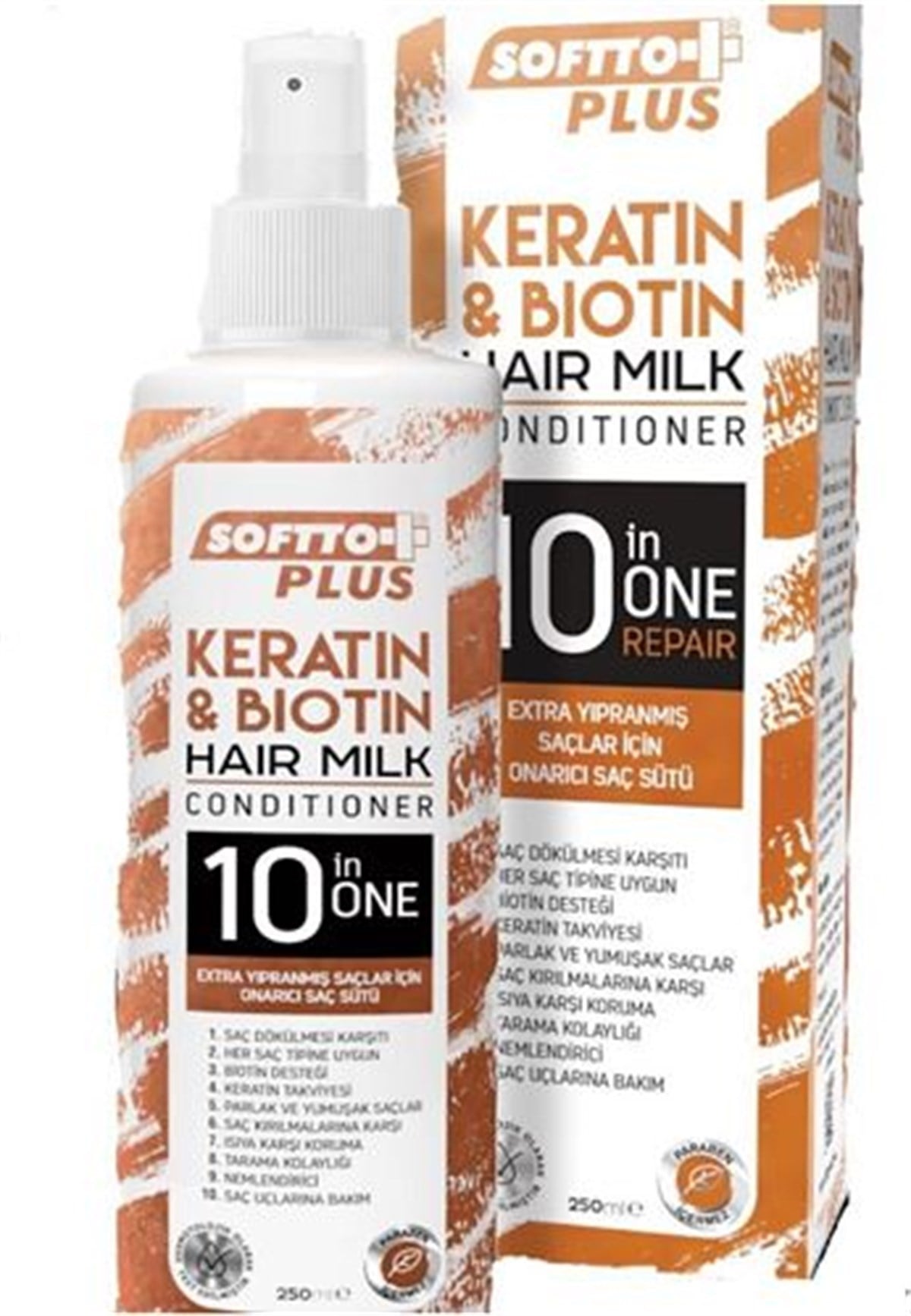 Softto Plus Keratin & Biotin Saç Sütü 250 ml
