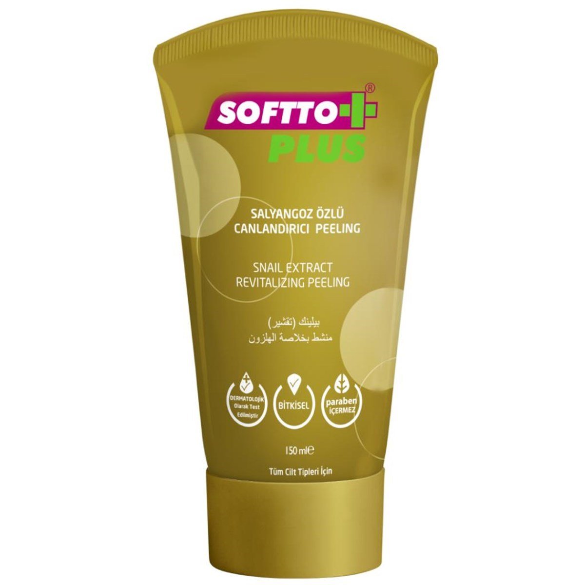 Softto Plus Salyangoz Özlü Bitkisel Peeling 200 Ml