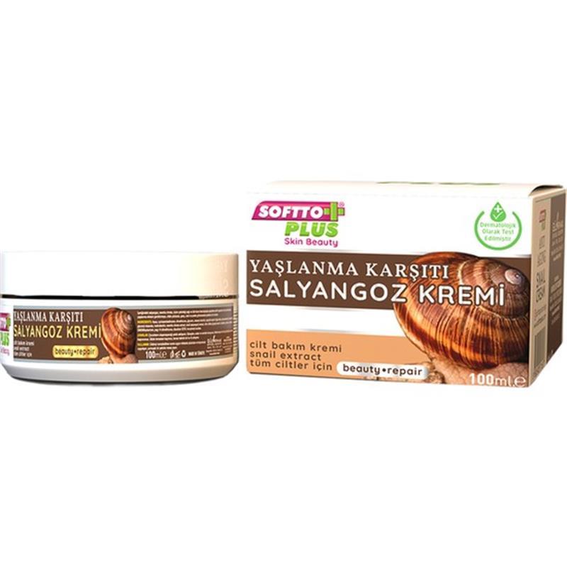 Softto Plus Yaşlanma Karşıtı Salyangoz Kremi 100 ml