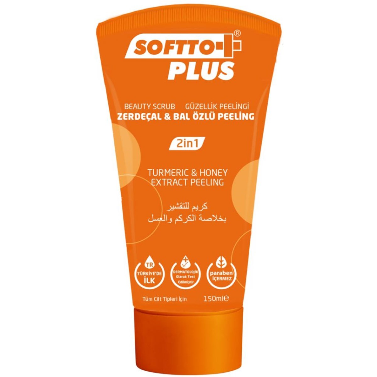 Softto Plus Zerdeçal & Bal Özlü Bitkisel Peeling 150 Ml