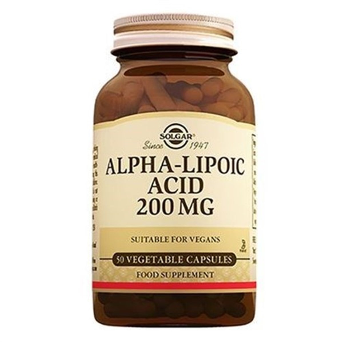 Solgar Alpha Lipoic Acid 200 Mg 50 Kapsül