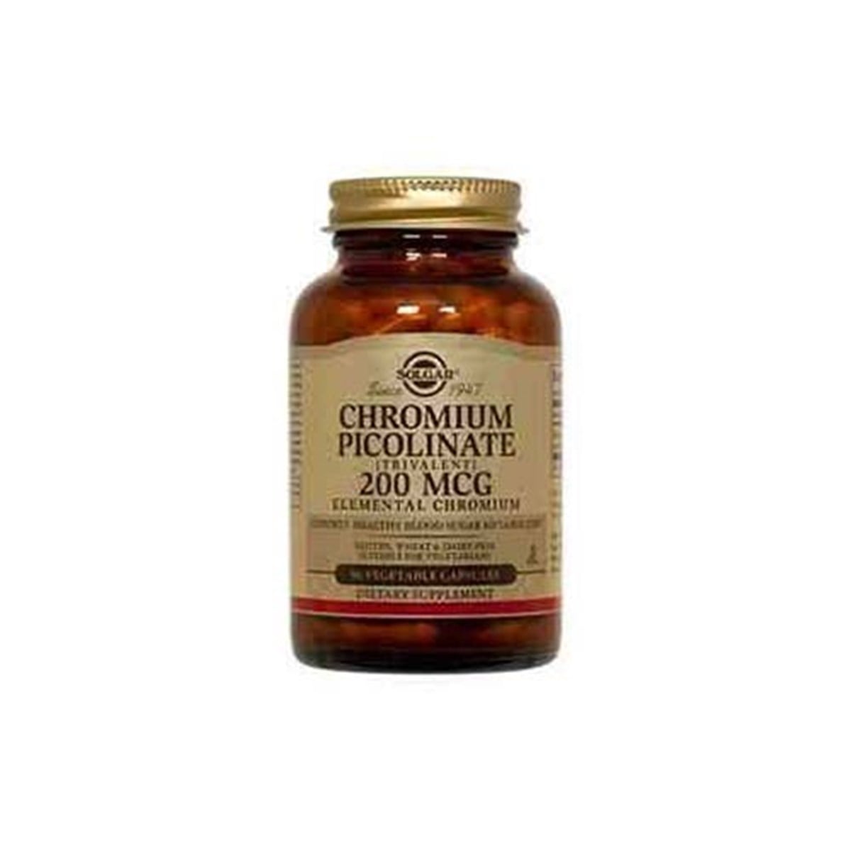 Solgar Chromium Picolinate 200 Mcg 90 Kapsül