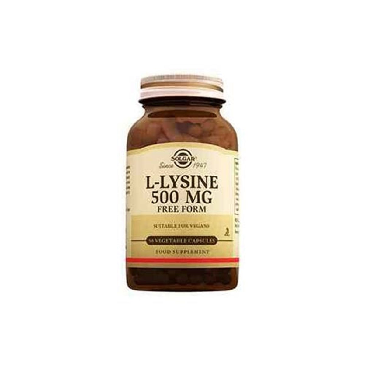 Solgar L-Lysine 500 Mg 50 Tablet