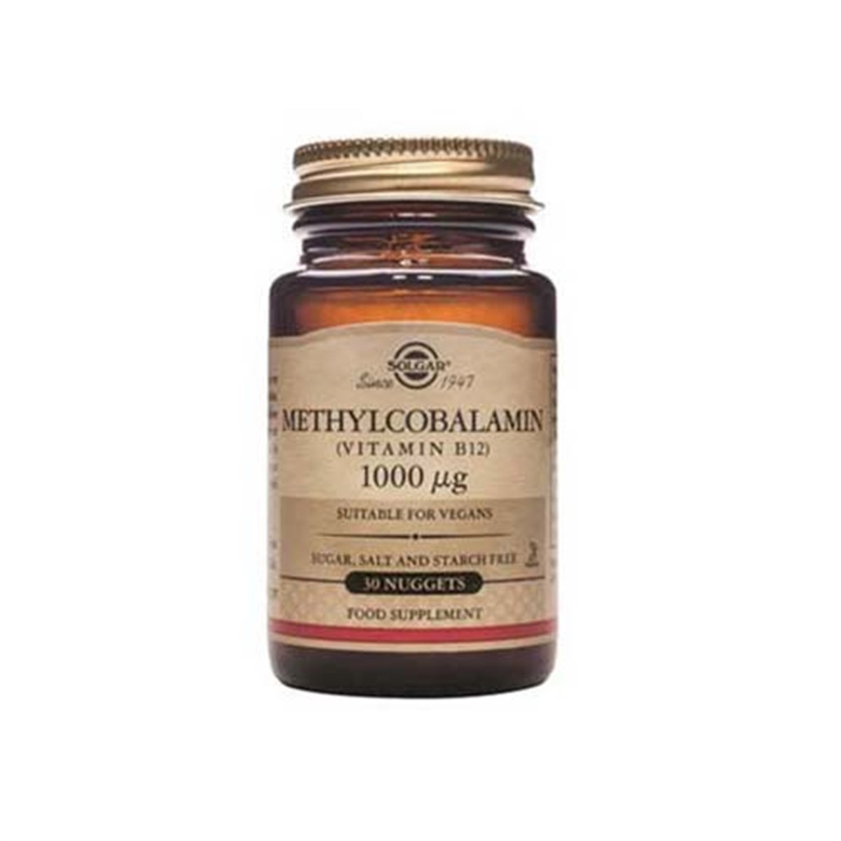 Solgar Methylcobalamin (B12) 1000 Mcg 30 Dilaltı Tableti