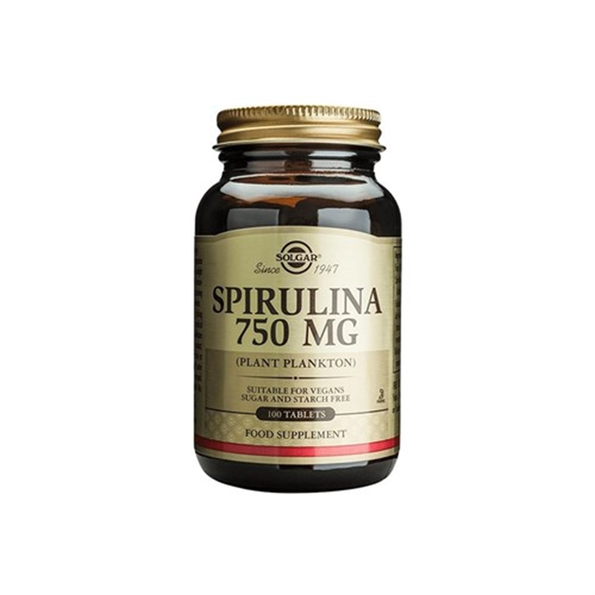 Solgar Spirulina 750 Mg 80Tablet | Dermolist.com da!