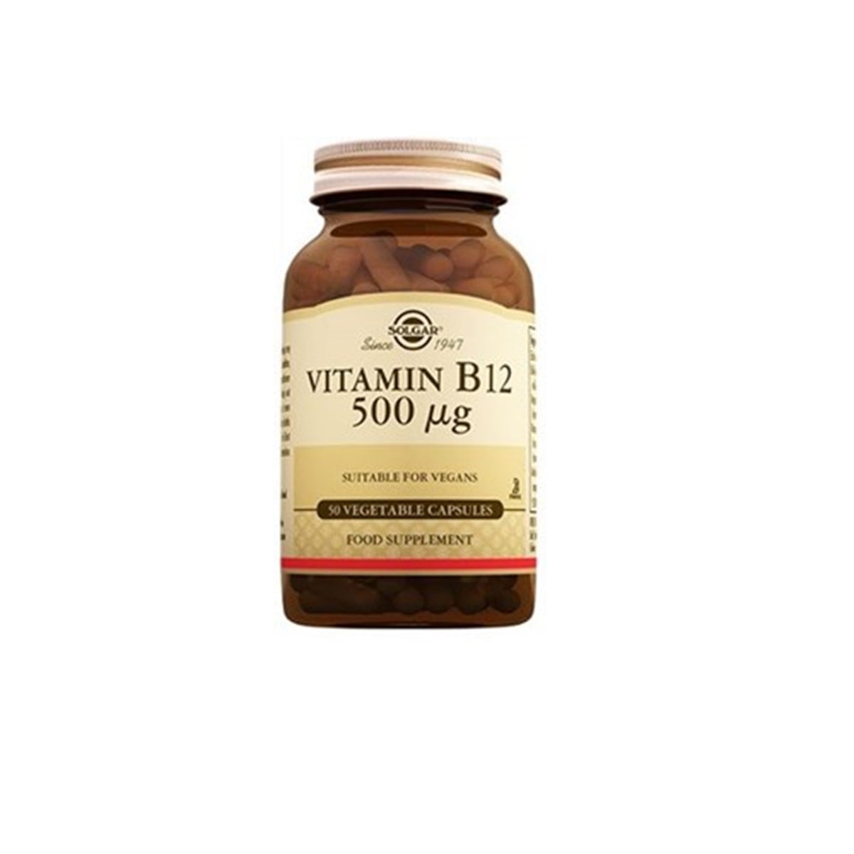 Solgar Vitamin B12 500 Mcg 50 Tablet