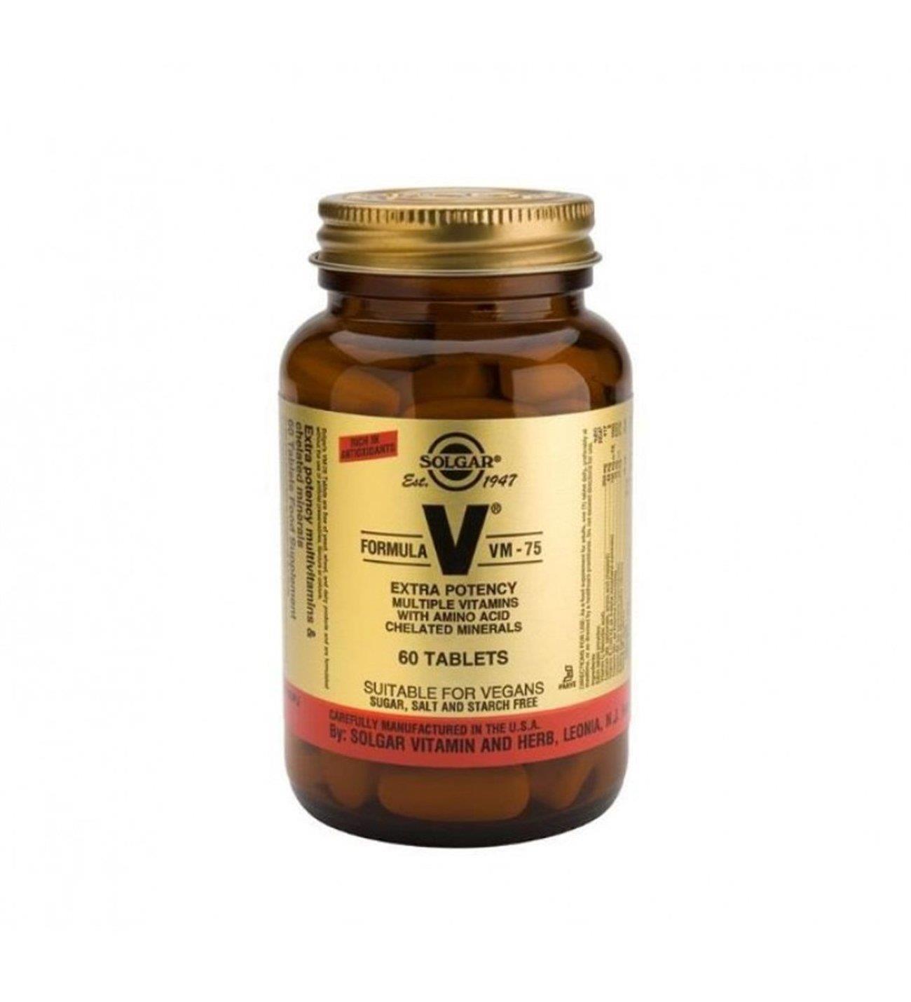 Solgar Vm-75 Multivitamin 60 Tablet-Solgar