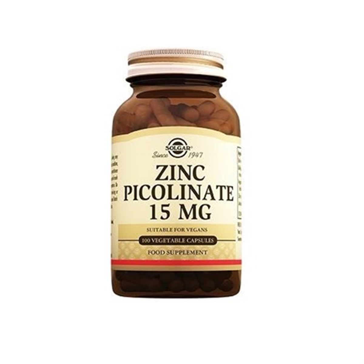 Solgar Zinc Picolinate 15 mg 100 Tablet